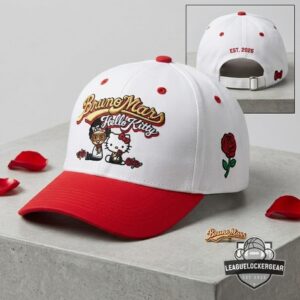 Bruno Mars x Hello Kitty The Romantic Tour 2026 Baseball Jersey