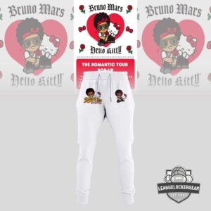 Bruno Mars x Hello Kitty The Romantic Tour 2026 Pop-Up Hoodie