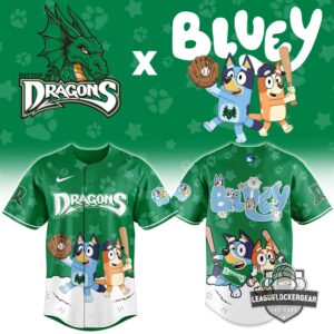 Dayton Dragons X Bluey Baseball Jersey