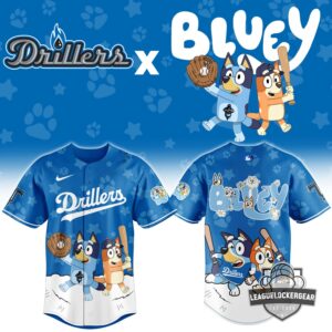 Drillers x Bluey Baseball Jersey