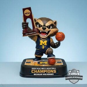 Michigan Wolverines 2026 NCAA Men's Basketball Champions Figurine