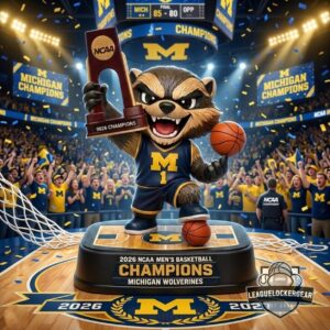 Michigan Wolverines 2026 NCAA Men's Basketball Champions Figurine
