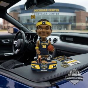Michigan Wolverines 2026 NCAA Men's Basketball National Champions Bobblehead