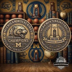 Michigan Wolverines 2026 NCAA Men's Basketball National Champions Commemorative Coin