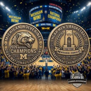 Michigan Wolverines 2026 NCAA Men's Basketball National Champions Commemorative Coin