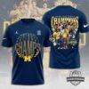 Michigan Wolverines 2026 NCAA Men's Basketball National Champions T-Shirt
