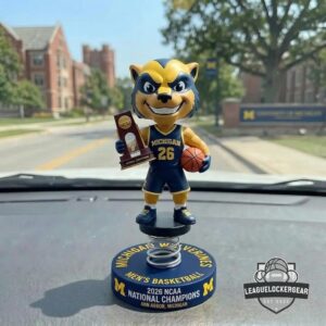 Michigan Wolverines Men's Basketball 2026 NCAA National Champions Bobblehead