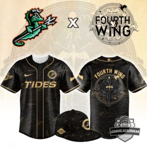 Norfolk Tides Fourth Wing Baseball Jersey