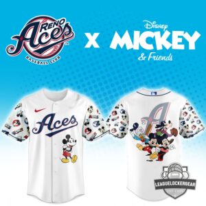 Reno Aces Disney Mickey & Friends Baseball Jersey