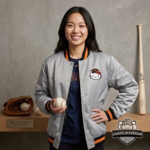 San Francisco Giants Hello Kitty 50th Anniversary Bomber Jacket