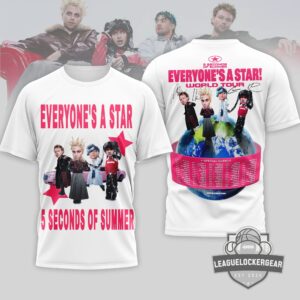 5 Seconds of Summer Everyone's A Star World Tour T-Shirt