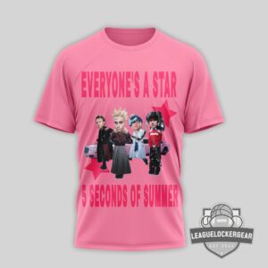 5 Seconds of Summer Everyone's A Star World Tour T-Shirt