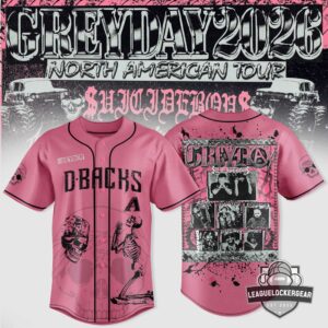 Backs Greyday 2026 North American Tour Jersey 1