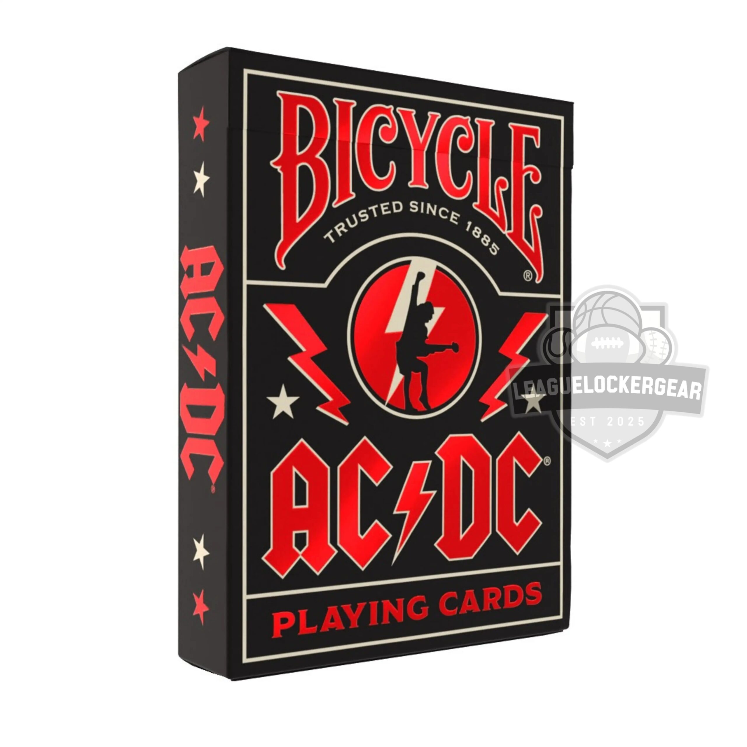 AC/DC Playing Cards Deck - Front View