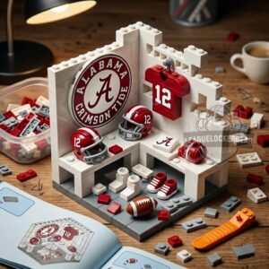 Alabama Crimson Tide 134 Years Anniversary Locker Room Brick Set