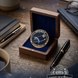 Artemis II Crewed Lunar Flyby USA 250 Commemorative Coin