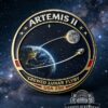 Artemis II Crewed Lunar Flyby USA 250 Commemorative Coin