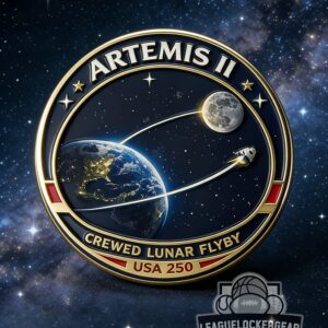 Artemis II Crewed Lunar Flyby USA 250 Commemorative Coin