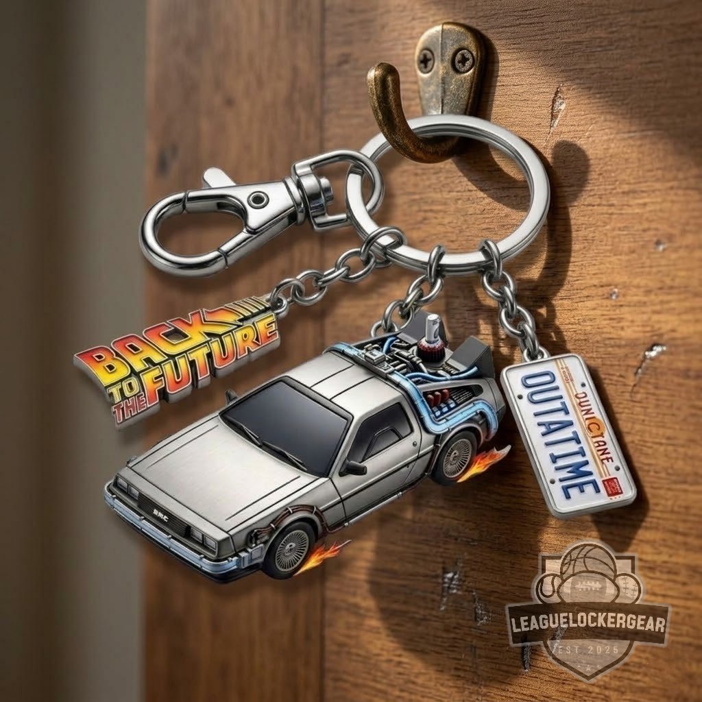 Back to the Future Keychain - LeagueLockerGear