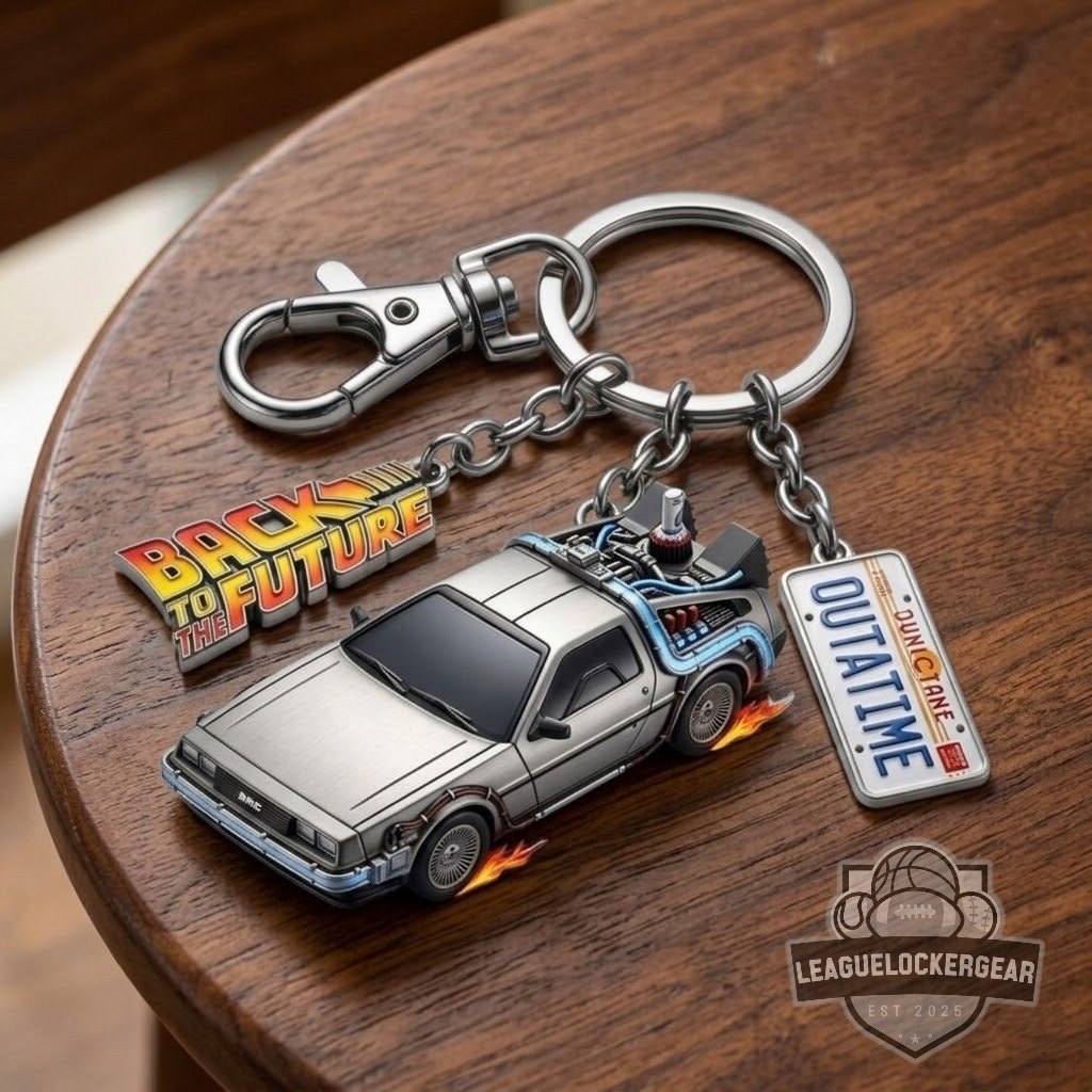 Back to the Future Keychain - LeagueLockerGear