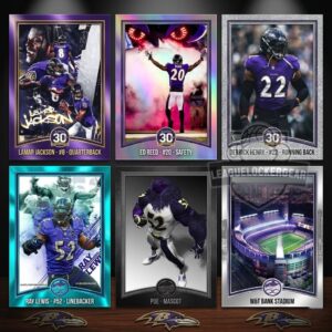 Baltimore Ravens 30th Anniversary Trading Cards
