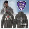 Baltimore Ravens I Love Jesus Camo Hoodie