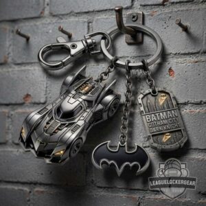 Batman Gotham City Dark Knight Batmobile Keychain