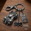 Batman Gotham City Dark Knight Batmobile Keychain