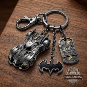 Batman Gotham City Dark Knight Batmobile Keychain