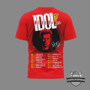 Billy Idol Should Be Dead It's A Nice Day To Tour Again T-Shirt
