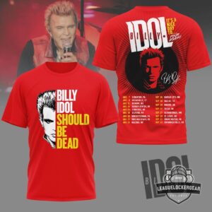 Billy Idol Should Be Dead It's A Nice Day To Tour Again T-Shirt