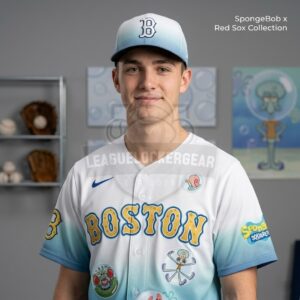 Boston Red Sox SpongeBob SquarePants Baseball Jersey