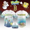 Boston Red Sox SpongeBob SquarePants Baseball Jersey