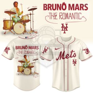Bruno Mars The Romantic MLB All Team Baseball Jersey