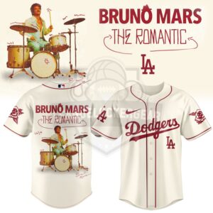 Bruno Mars The Romantic MLB All Team Baseball Jersey