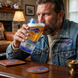 Buffalo Bills 66th Anniversary Drinking Glass