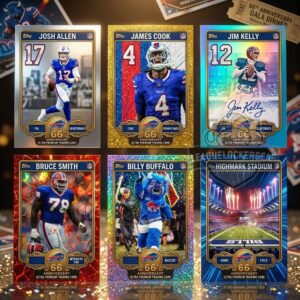 Buffalo Bills 66th Anniversary Ultra Premium Trading Cards