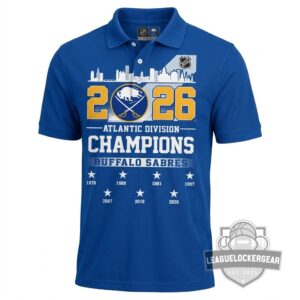 Buffalo Sabres 2026 Atlantic Division Champions T-Shirt