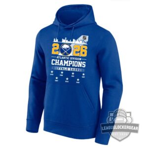 Buffalo Sabres 2026 Atlantic Division Champions T-Shirt