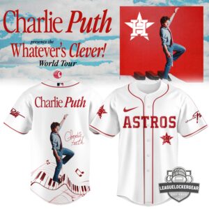 MLB All Team x Charlie Puth Whatever's Clever! World Tour Baseball Jersey