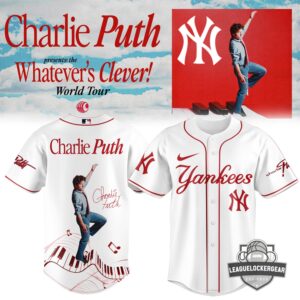 MLB All Team x Charlie Puth Whatever's Clever! World Tour Baseball Jersey