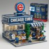 Chicago Cubs 150th Anniversary Flagship Store Building Block Set