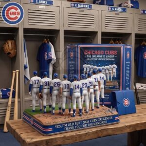 Chicago Cubs The Greatness Lineup Acrylic Plaque