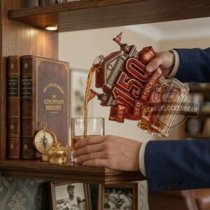 Cincinnati Reds 150th Anniversary Whiskey Decanter