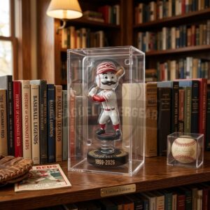 Cincinnati Reds 157th Anniversary 1869-2026 Car Dashboard Bobblehead