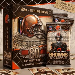 Cleveland Browns 80th Anniversary Ultra Premium Trading Cards