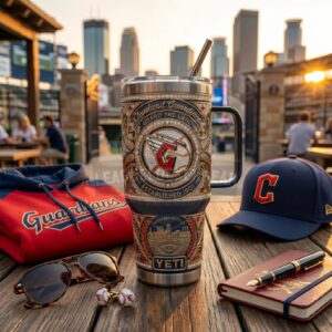 Cleveland Guardians Guard The Land YETI Tumbler