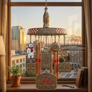 Coca-Cola 140th Anniversary Wind Chime