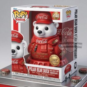 Coca-Cola Polar Bear 140th Anniversary Rubber Duck