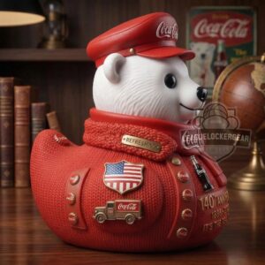 Coca-Cola Polar Bear 140th Anniversary Rubber Duck
